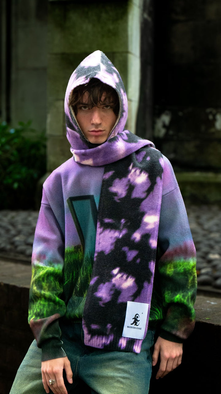 "Somna" Hood Scarf - Maison Bon Voyage